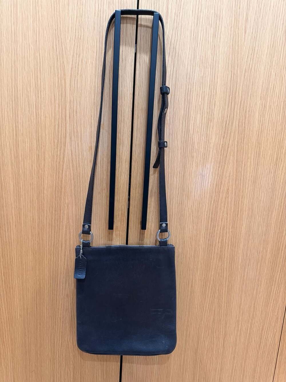 Coach Chelsea Hippie Crossbody Bag Dark Brown Leather 9457